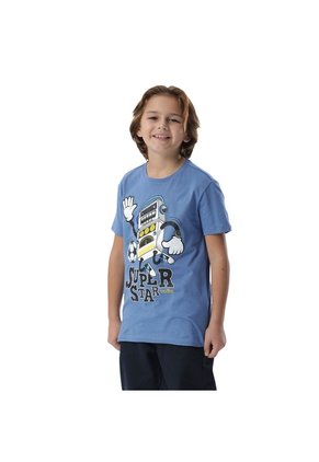 Camiseta Para Niño Proyecty Color Azul