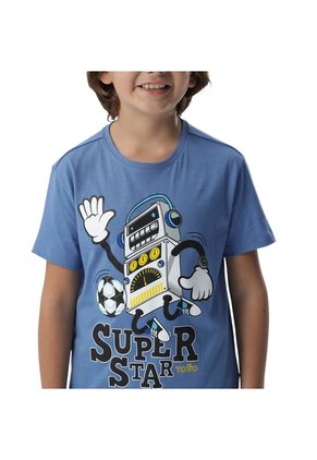 Camiseta Para Niño Proyecty Color Azul