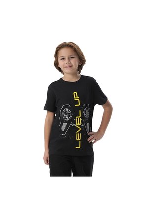 Camiseta Para Niño Proyecty Color Negra
