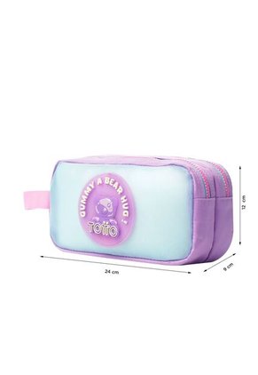 Cartuchera Escolar Gummy Bear Morado/Azul