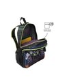 Morral Para Niño Monster Race Grande Negro de Totto