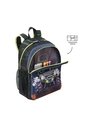 Morral Para Niño Monster Race Grande Negro de Totto