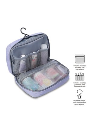 Organizador De Baño Para Viaje All In Morado