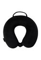 Almohada De Viaje Memory Foam Jet Pillow Negra de Totto