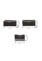 Organizador De Viaje Packing Cube X 5 Negro de Totto