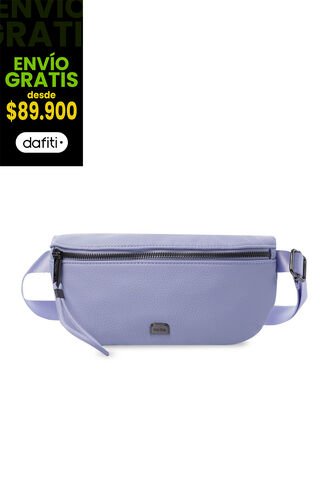 Riñonera Para Mujer Smooth Color Morada Totto