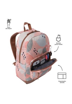 Morral Universitario Porta PC 14" Tocax Rosado Mujer