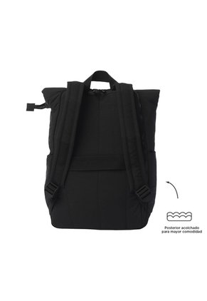 Morral Universitario Escandinavia Porta PC 14" Negro Mujer
