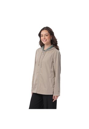 Chaqueta Doble Faz Para Mujer Baccat Beige/Verde