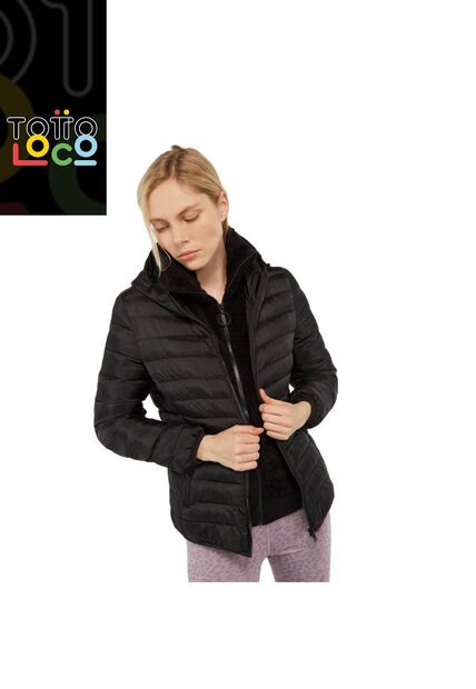 Chaqueta Para Mujer Negra Colorit