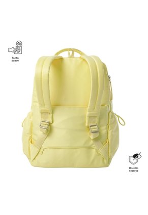 Morral Universitario Porta PC 14" Estambul Amarillo Mujer