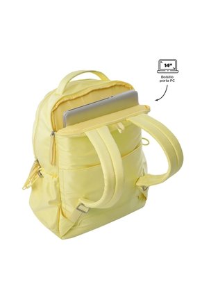 Morral Universitario Porta PC 14" Estambul Amarillo Mujer