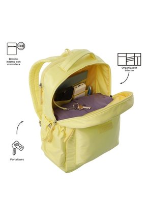 Morral Universitario Porta PC 14" Estambul Amarillo Mujer