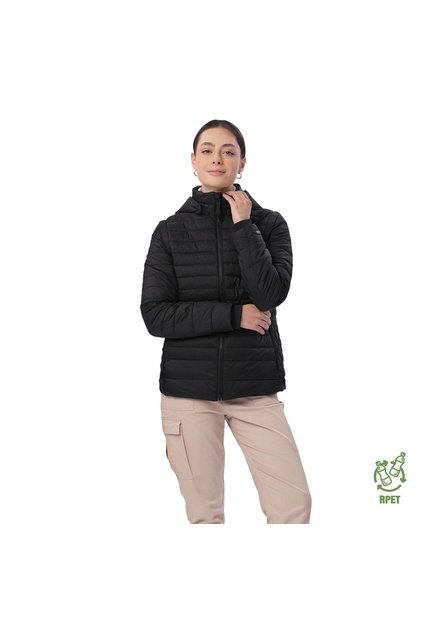 Chaqueta Acolchada 2 En 1 Para Mujer Chalina Negra