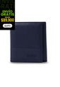 Billetera Para Hombre Saffiano Aqi Con RFID Blocker Azul de Totto