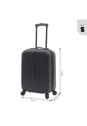Maleta De Viaje Rocka S Cabina 10Kg Negra Unisex Totto