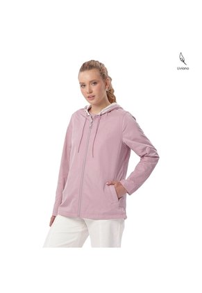 Chaqueta Doble Faz Para Mujer Baccat Morada/Blanca