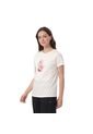 Camiseta Estampada Para Mujer Dusti Manga Corta Blanca de Totto