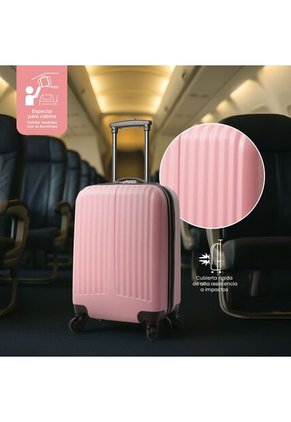 Maleta De Cabina 360 Rocka By Totto De 10 Kilos Rosada