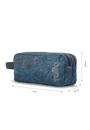 Cartuchera Multiuso Sheyma Print Grande Azul