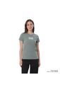 Camiseta Estampada Para Mujer Dusti Manga Corta Verde de Totto