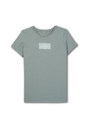 Camiseta Estampada Para Mujer Dusti Manga Corta Verde