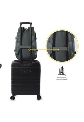 Morral Multifuncional De Viaje Mediano Trip Verde