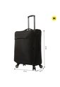 Maleta De 23 Kg 360 Canvas Mediana Negra de Totto