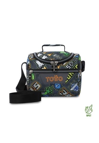 Lonchera Térmica Para Hombre Pizarra Mediana Gris Totto