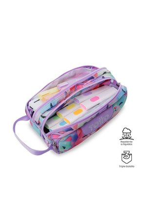 Cartuchera Multiuso Agapec Grande Blanca Mujer