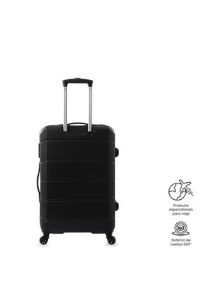 Maleta De Viaje Mediana 360 Rayatta Negra