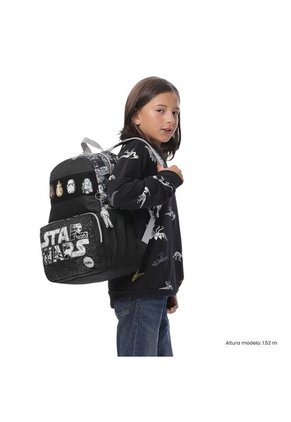 Morral Para Niño Star Wars Jedi Grande Negro