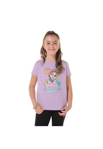 Camiseta Para Niña Paw Patrol Roar Some Rescue Morada Totto