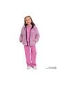 Chaqueta Para Niña Boa Acolchada Doble Faz Negra de Totto