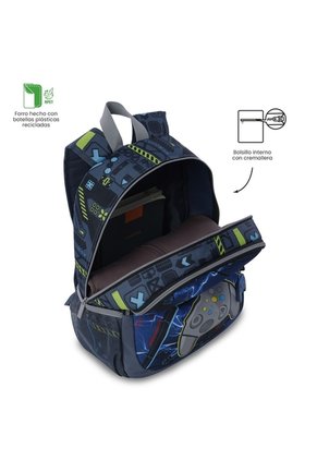 Morral Para Niño Game Blue Walt Mediano