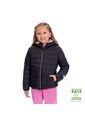 Chaqueta Para Niña Boa Acolchada Doble Faz Negra de Totto