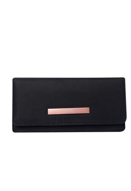 Billetera Adelaide 2 Con RFID Blocker Negra