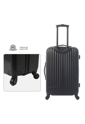 Maleta De Viaje Bodega 23 Kg Rocka Negro Totto