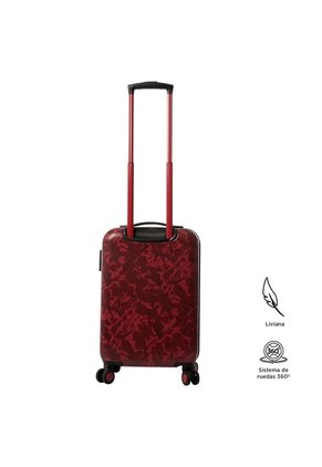 Maleta De Cabina 360 Dead Pool 10 Kilos Roja