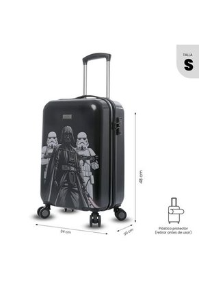 Maleta De Cabina 360 Star Wars Dark Side 10 Kilos Negro