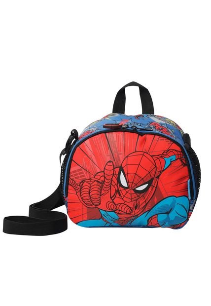 Lonchera Térmica Para Niño Spiderman Pop Mediana Azul