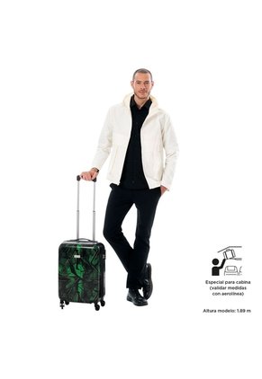 Maleta De Cabina 360 Stampy 2.0 De 10 Kilos Verde