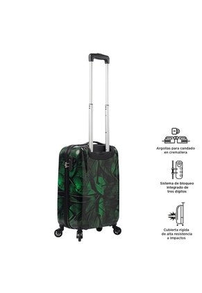 Maleta De Cabina 360 Stampy 2.0 De 10 Kilos Verde