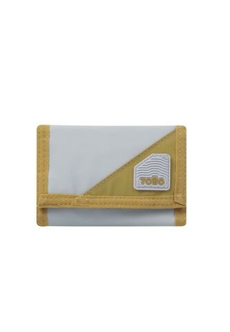 Billetera Contrast Can Gris Mediana Totto