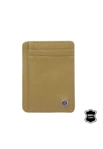 Portadocumentos De Cuero Nabuc Amarilla Totto