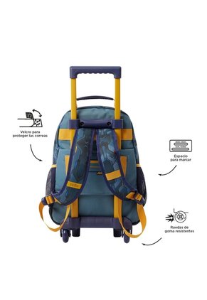 Morral Con Ruedas Niño Sentinel Mediano Gris