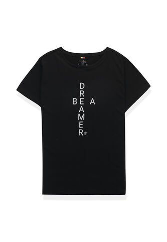 Camiseta Para Mujer Luxxel Negra Totto
