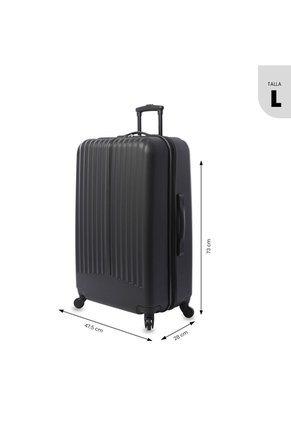 Maleta De Viaje Rocka Bodega 23Kg Negra Unisex Totto