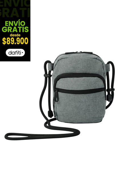 Bolso Para Hombre Riva Crossbody Pequeño Gris