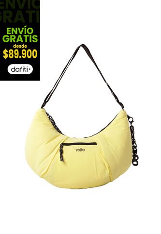 Bolso Banana Bag Para Mujer Escandinavia Mediano Amarillo Totto